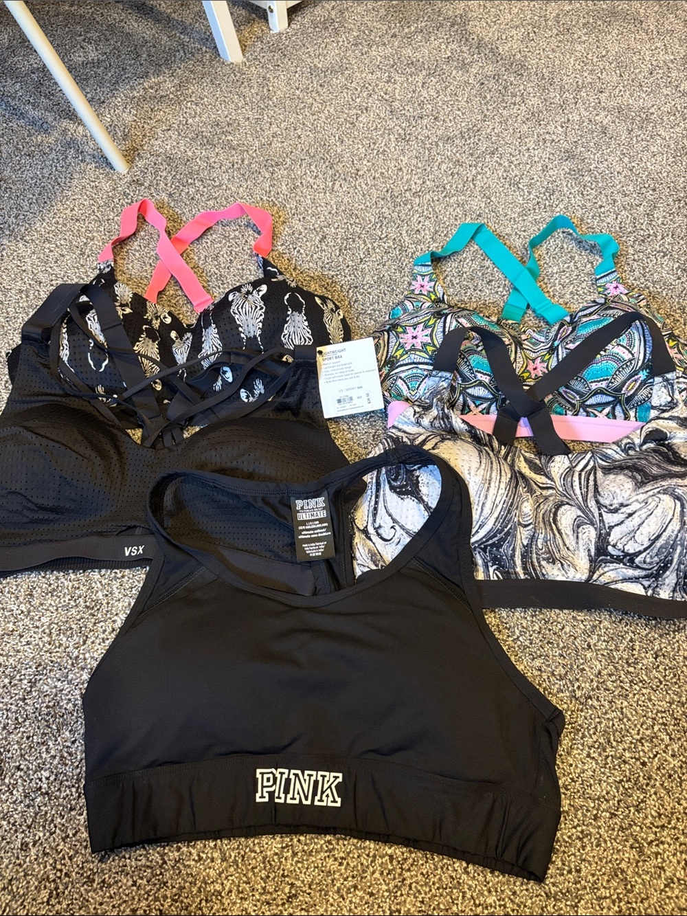 Victoria Secret sports bras